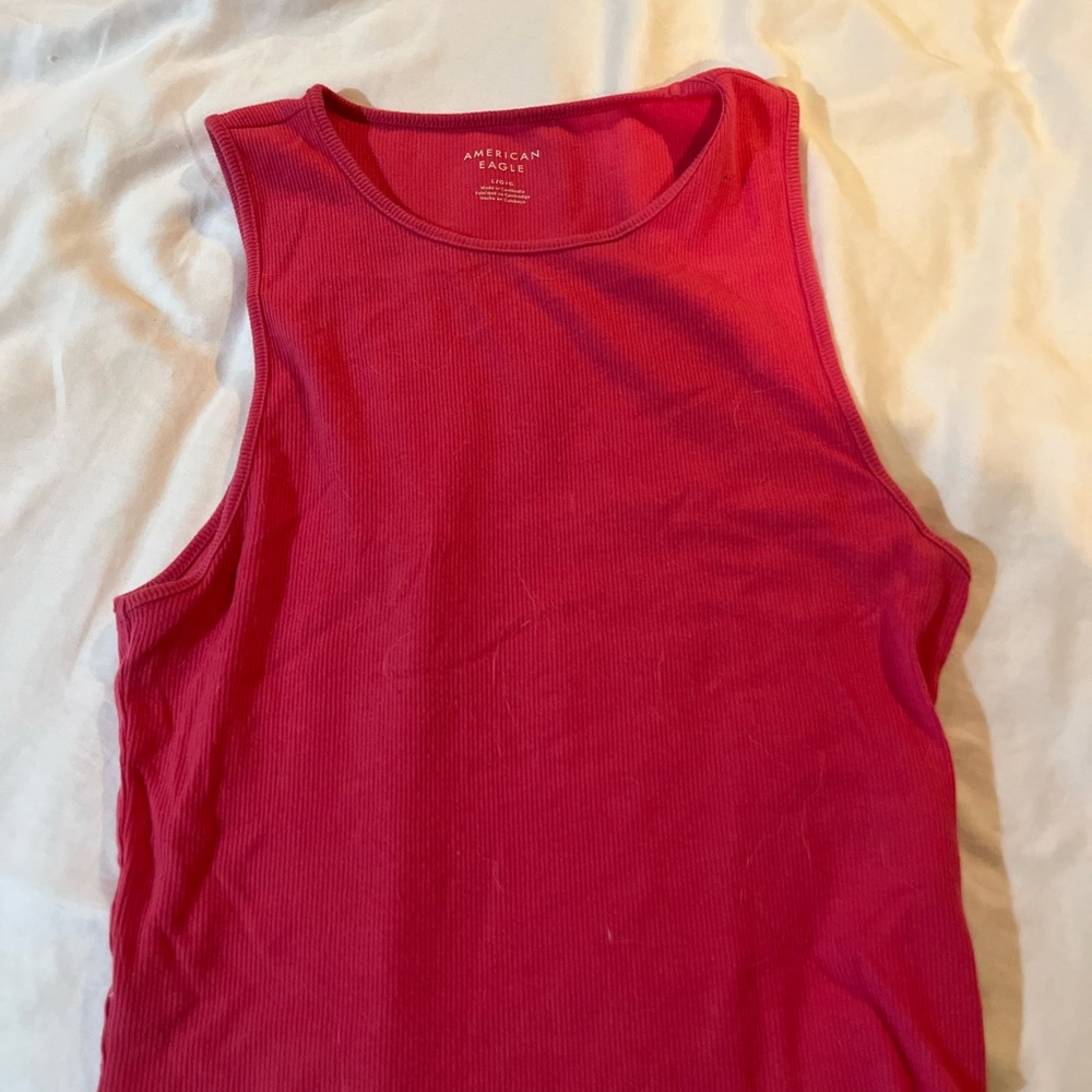 American Eagle Outfitters Red Tank Top